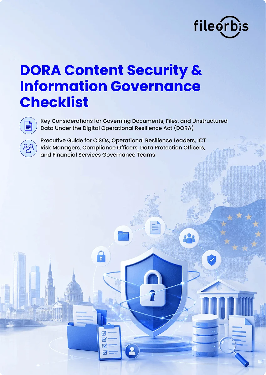 DORA Content Security Checklist