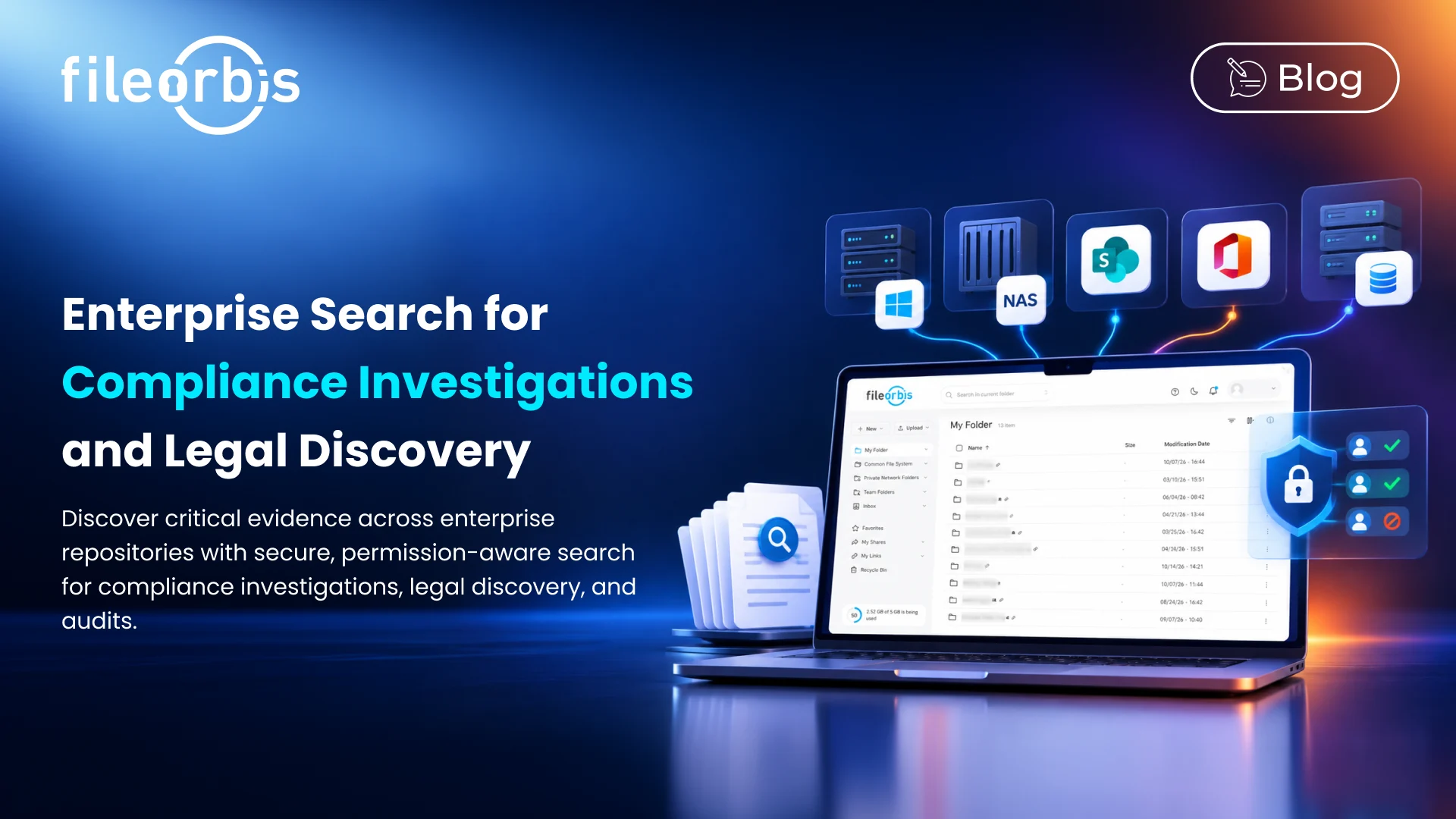 Enterprise Search for Compliance Investigations and Legal Discovery